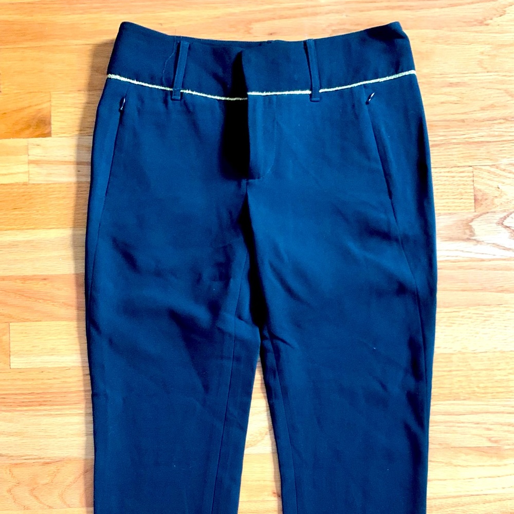 Rag & Bone black party pants with gold trim. NWOT